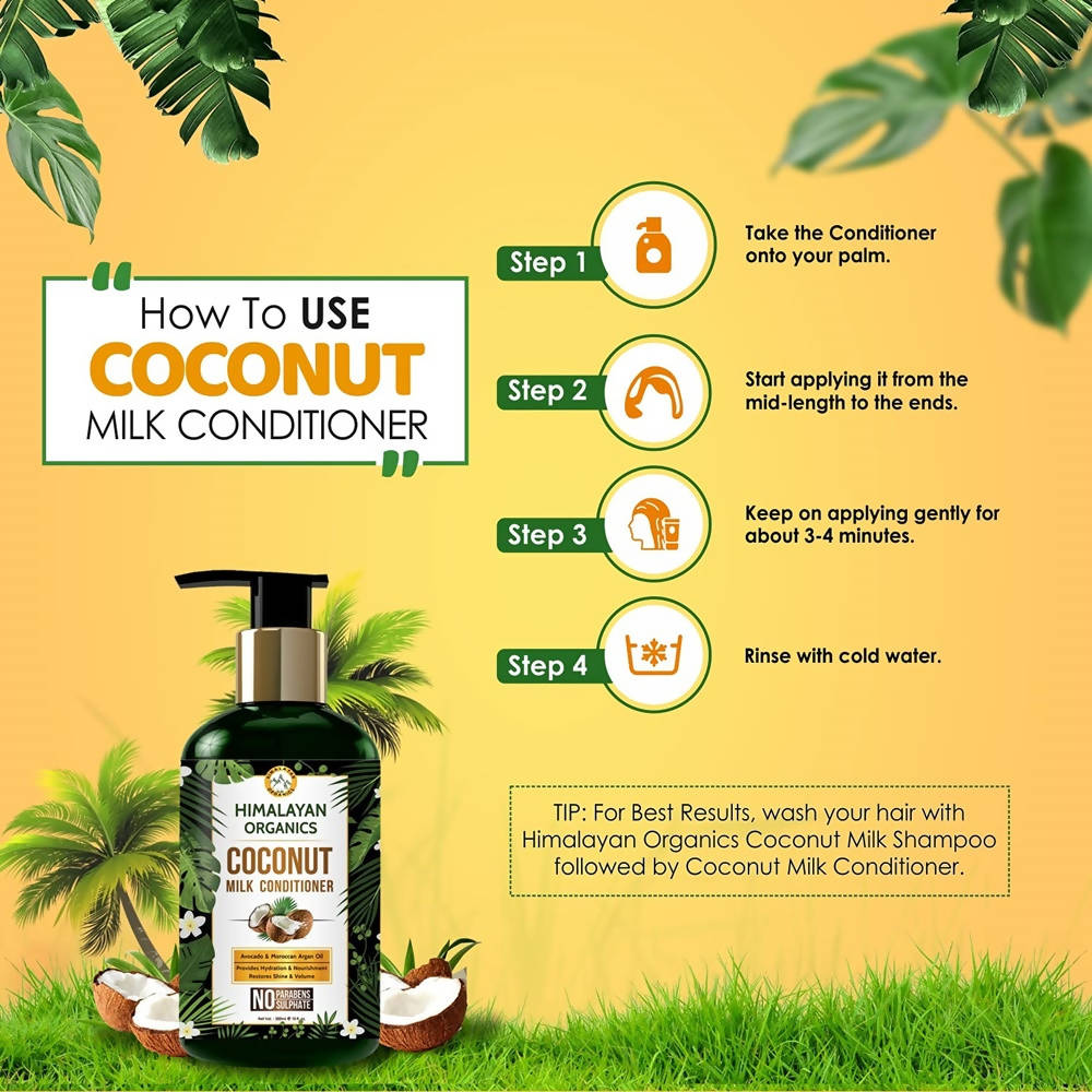 Himalayan Organics Coconut Milk Conditioner - Distacart