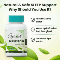 Thumbnail for Sprowt Melatonin Tablets - Distacart