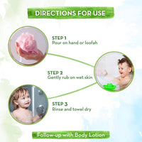 Thumbnail for Mamaearth Original Orange Body Wash For Kids with Orange & Oat Protein Direction For Use