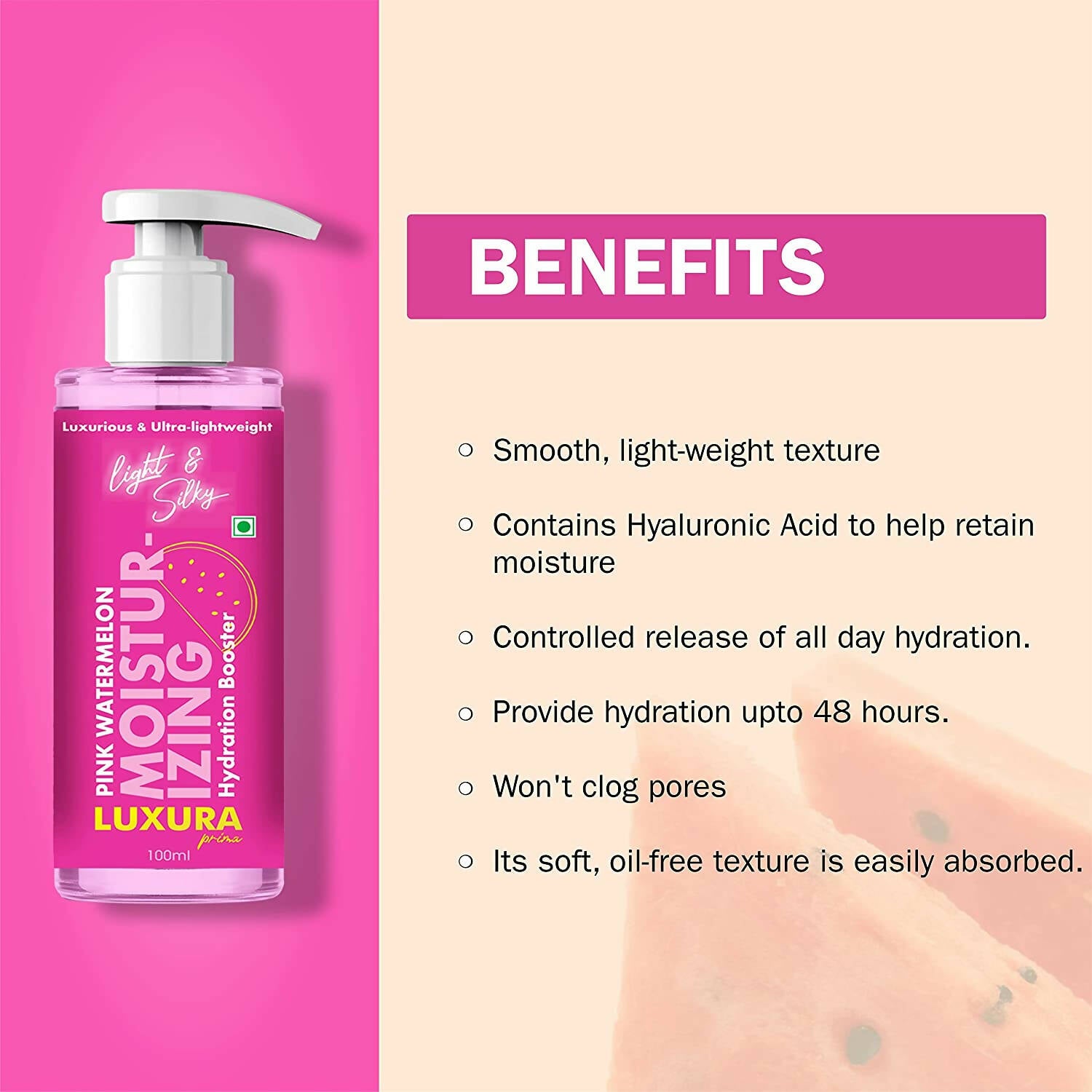 Luxura Prima watermelon moisturizer - Distacart