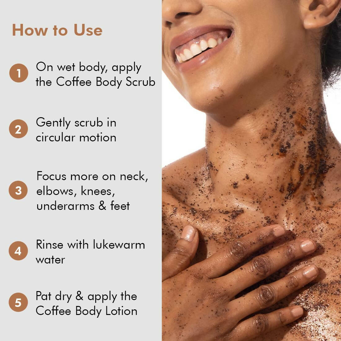 mCaffeine Raw Coffee Body Scrub - Distacart