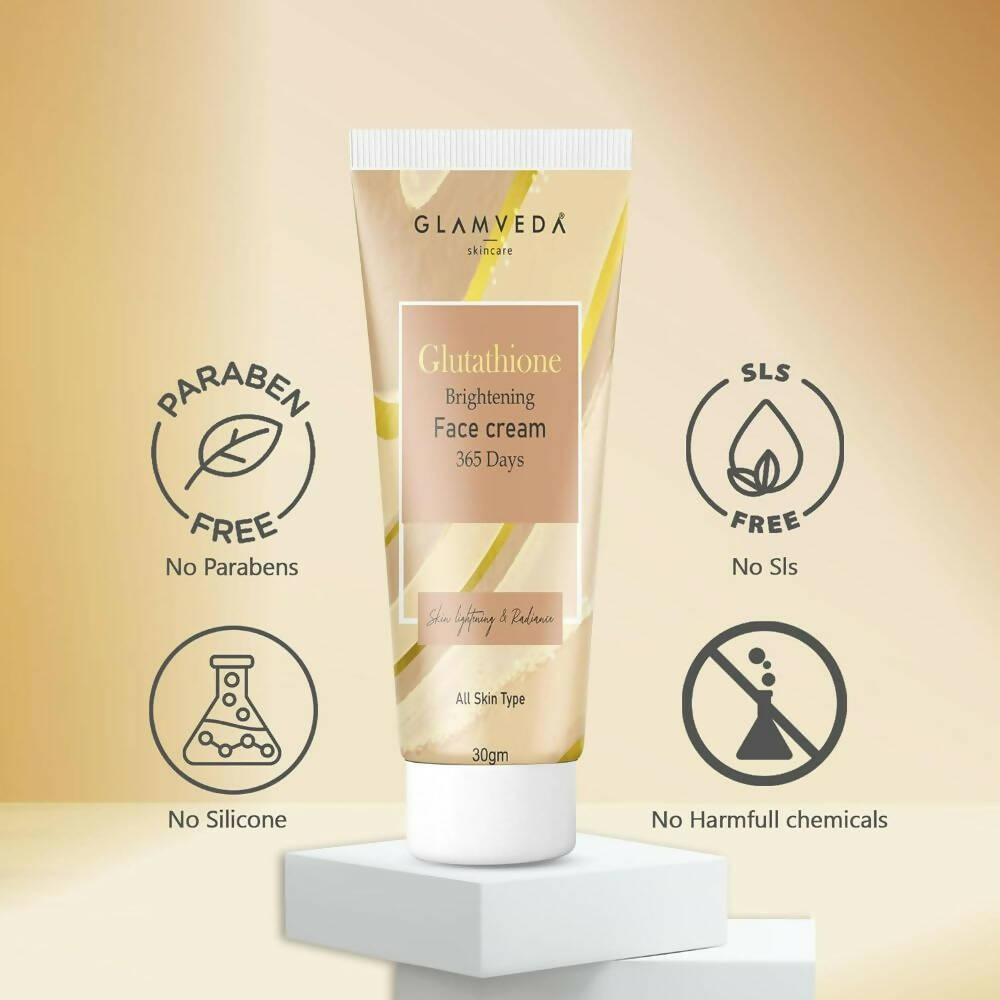 Glamveda Glutathione Brightening Face Cream - Distacart