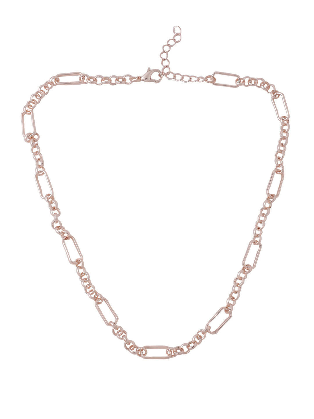 NVR Women's Rose Gold Plated Minimal Necklace - Distacart