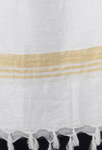 Thumbnail for Mominos Fashion Moeza Slub Cotton Off White Dupatta