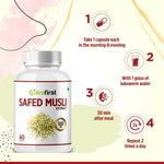 Thumbnail for Nutrafirst Safed Musli Extract Capsules - Distacart