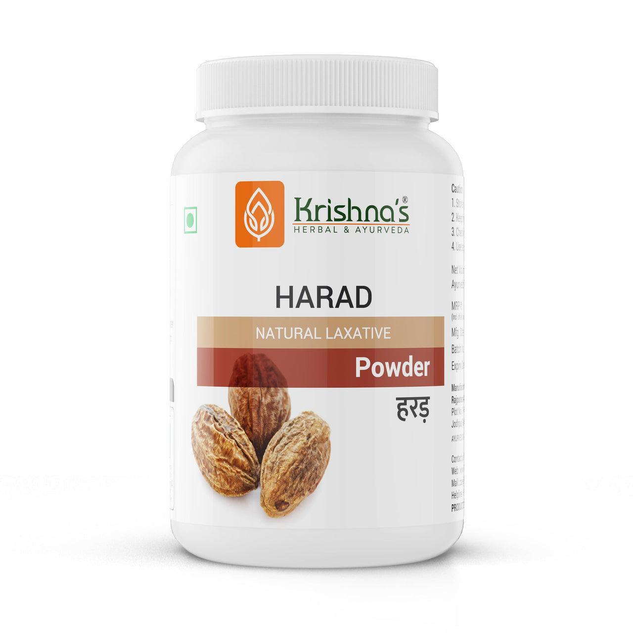 Krishna's Herbal & Ayurveda Harad Powder - Distacart