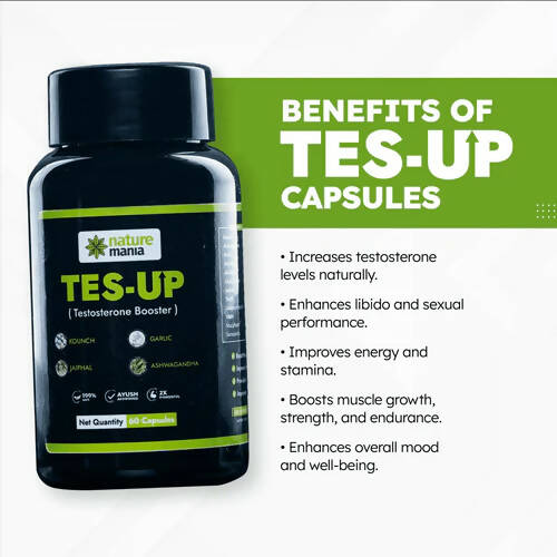 Nature Mania Tes-Up Capsules (Testo Booster) - Distacart