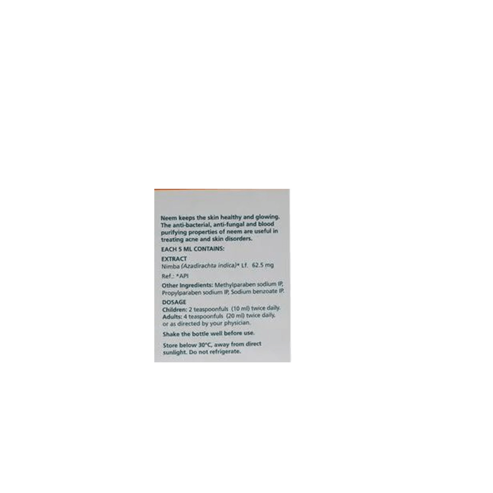 Himalaya Herbals Neem Syrup (200 ml) - Distacart
