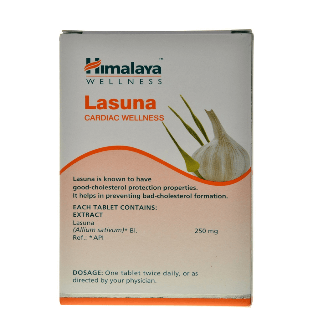 Himalaya Wellness Pure Herbs Lasuna Cardiac Wellness - 60 Tablets - Distacart