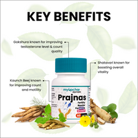 Thumbnail for myUpchar Ayurveda Prajnas Fertility Booster Capsules - Distacart