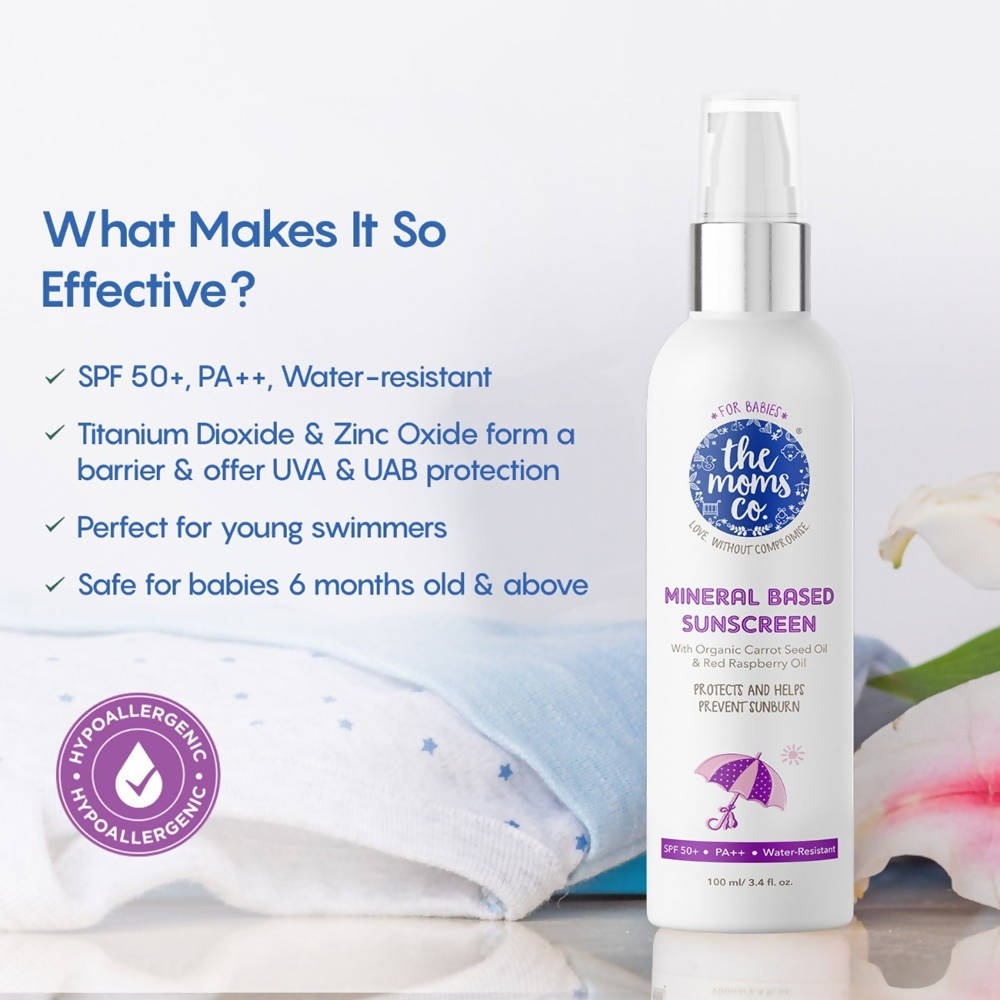 The Moms Co Mineral Based Sunscreen - Distacart