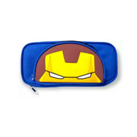 Thumbnail for Sardar Ji Ki Dukan Double Zipper Pouch | Multipurpose Pockets | Superhero Ironman Edition Art Canvas Pencil Box (Set Of 1, Multicolor) - Distacart