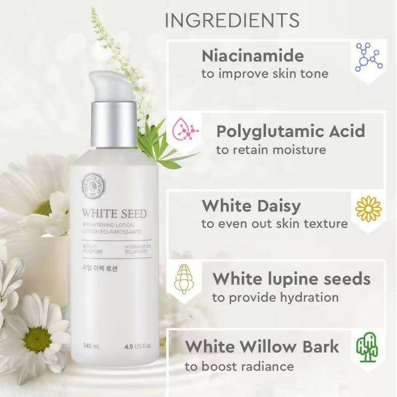 The Face Shop White Seed Brightening Lotion - Distacart