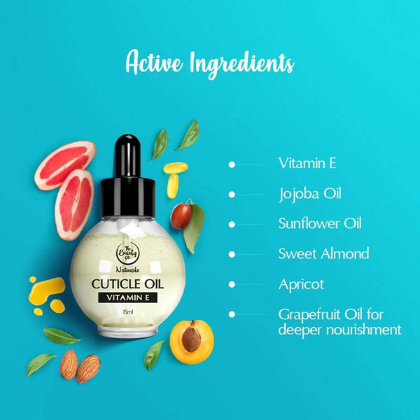 The Beauty Co. Vitamin E Cuticle Oil for Nails - Distacart