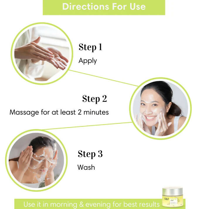 G&f Skin Detoxification Face Scrub with Green Tea + Bearberry Leaf Extract - Distacart