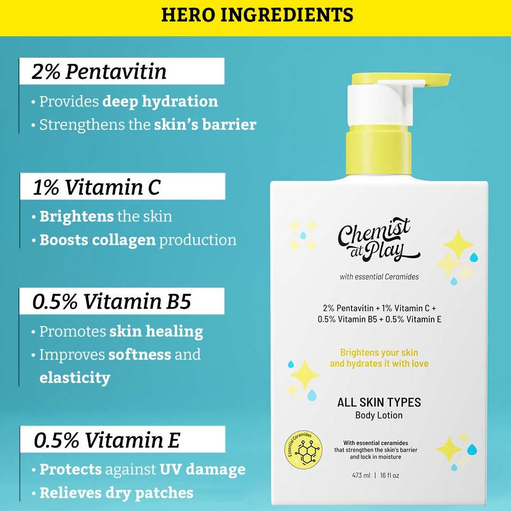 Chemist At Play All Skin Types Body Lotion - Distacart