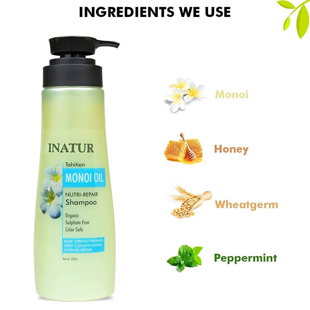 Inatur Tahitian Monoi Oil Nutri-Repair Shampoo