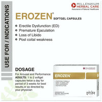 Thumbnail for Millennium Herbal Care Erozen Softgel Capsules - Distacart