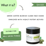 Thumbnail for Mystiq Living Specials Green Coffee Face Scrub - Distacart