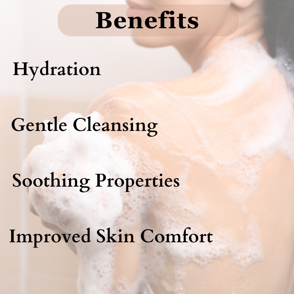 Dermistry Sensitive & Dry Skin Care Calming Soothing Body Wash Safe Soap Free Cleanser Blue Berry - Distacart