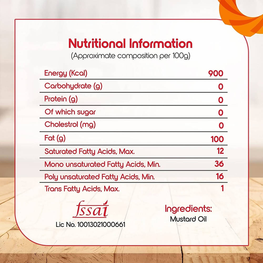 Fortune Premium Kachi Ghani Pure Mustard Oil - Distacart