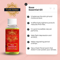 Thumbnail for Exotic Aromas Rose Essential Oil - Distacart