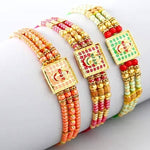 Thumbnail for Set of 3 Meenakari Rakhi and Cashew Jar - Distacart
