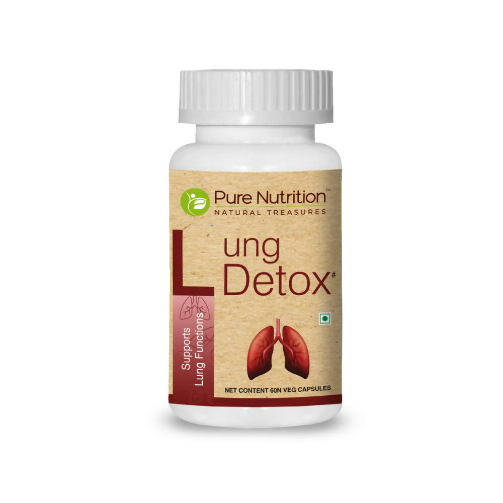 Pure Nutrition Lung Detox Veg Capsules - Distacart