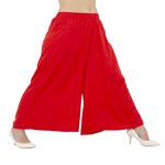 Thumbnail for Lagi Women's Red Solid Palazzo (PLZ03B)