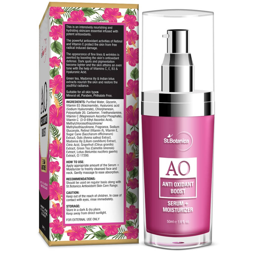 St.Botanica AO Anti Oxidant Boost Serum + Moisturiser