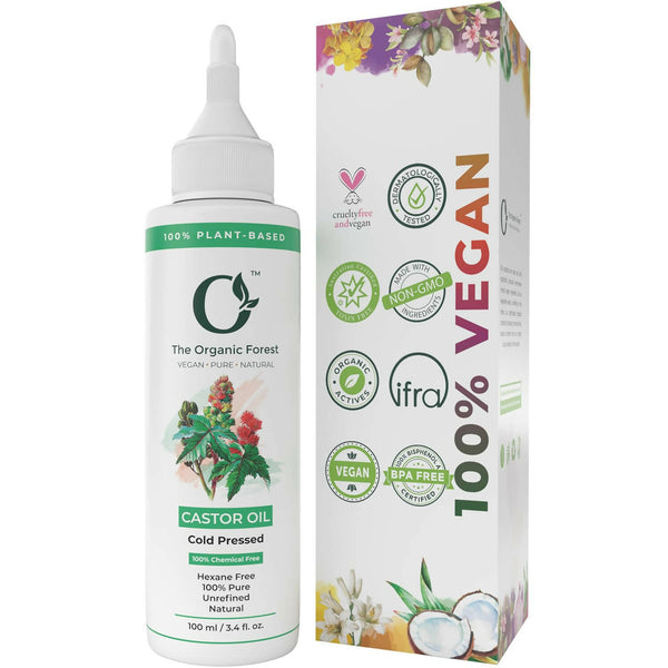 The Organic Forest Castor Oil - Cold Pressed - Distacart