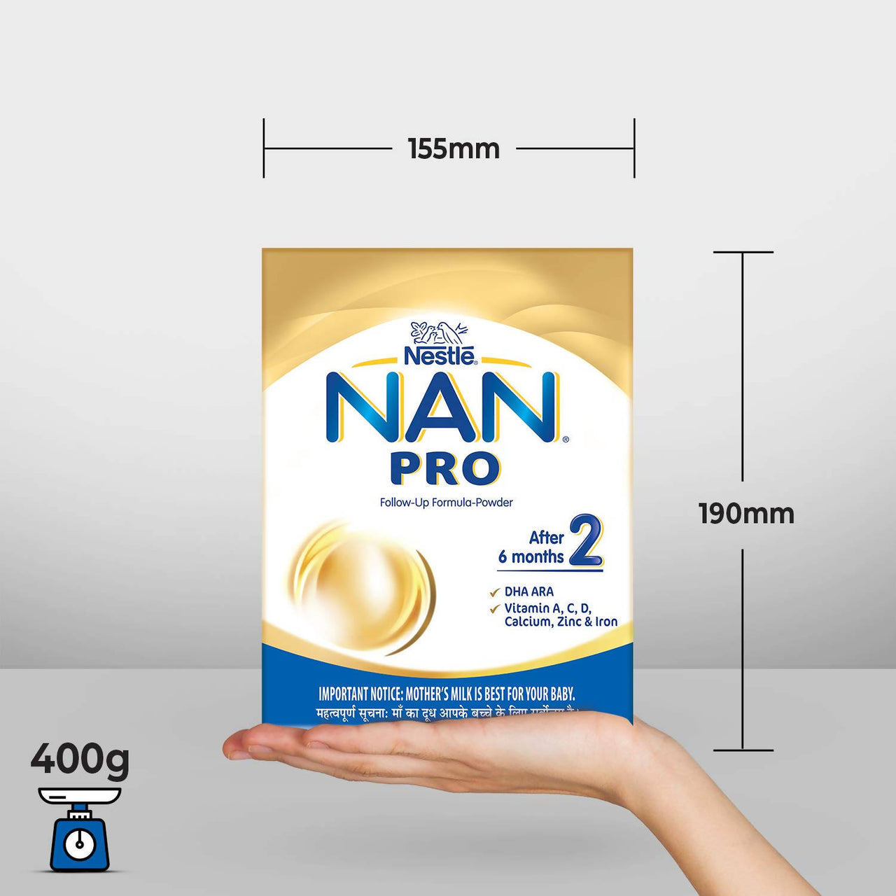 Nestle Nan Pro 2 Follow-Up Formula Powder After 6 Months Stage 2