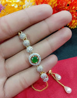 Thumbnail for Rhodium-Plated Alloy American Diamond Studded Designer Bracelets - The Pari - Distacart