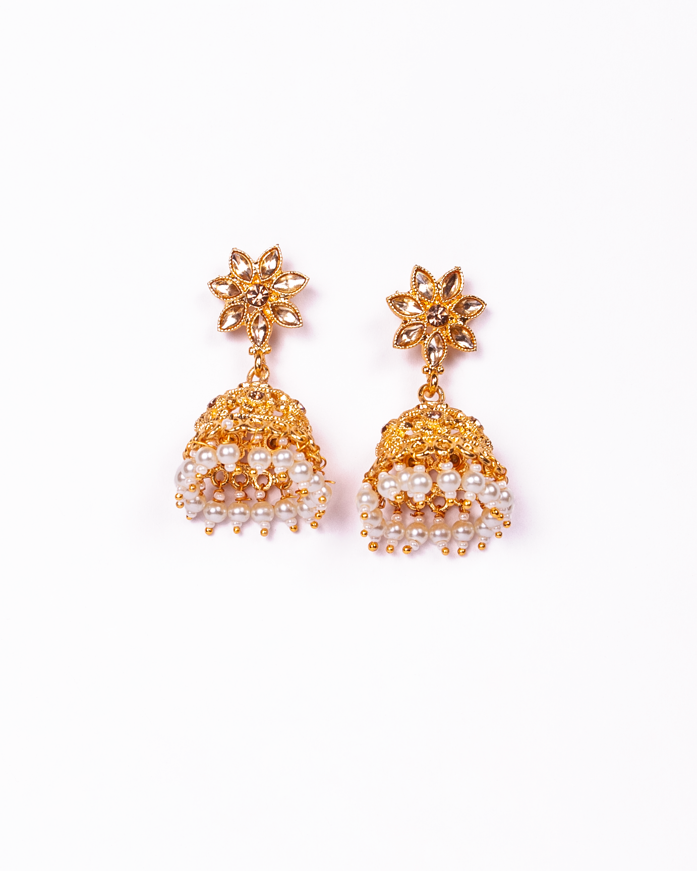 Gold-Plated Alloy Designer Pearl And Alloy Choker Necklace - The Pari - Distacart