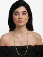 Thumbnail for Stone And Gold Plated Mask Chain - Ruby Raang - Distacart