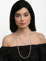 Thumbnail for Stone And Gold Plated Mask Chain - Ruby Raang - Distacart