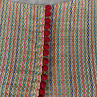 Thumbnail for Tradition Reloded Red/Gold Coloured Chanderi Silk / Brocket Ready to Wear Blouse - kapda Tailor - Distacart