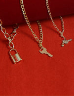 Thumbnail for Gold-Plated Alloy Gold Charm Bracelet Set - The Pari - Distacart