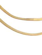 Thumbnail for Gold-Plated Alloy Layered Designer Short Necklace - The Pari - Distacart