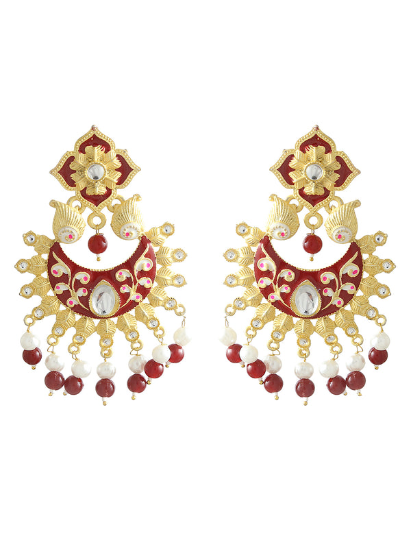 Silver-Plated Alloy Oxidised Round Earrings With Ring Combo - The Pari - Distacart