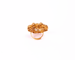 Thumbnail for Gold-Plated Alloy Ethnic Designer Cocktail Ring - The Pari - Distacart
