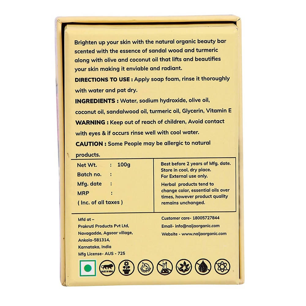 Naija Sandal Wood & Turmeric Skin Restoring Soap