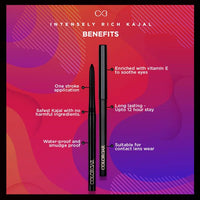 Thumbnail for Colorbar Intensely Rich Kajal-Duo Creatively Black - Distacart