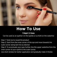 Thumbnail for Colorbar Intensely Rich Kajal-Duo Creatively Black - Distacart