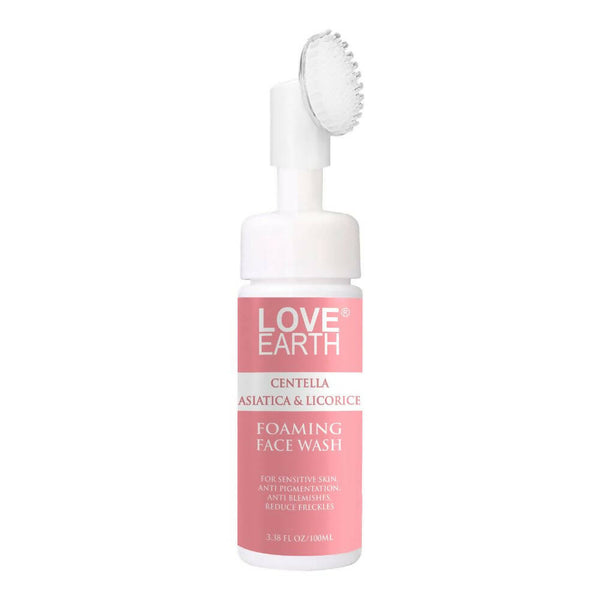Love Earth Centella Asiatica & Licorice Foaming Face Wash - Distacart