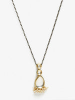Thumbnail for Black Gold-Plated Kundan Mangalsutra - Ruby Raang - Distacart
