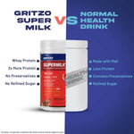 Thumbnail for Gritzo Supermilk Height+ Health Drink For 13+Y Boys - Double Chocolate - Distacart
