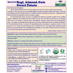 Thumbnail for TummyFriendly Foods Certified Organic Sprouted Ragi, Almond, Oats, Sweet Potato Porridge Mix - Distacart