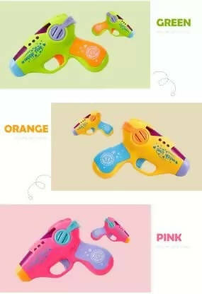 Kipa Fun Gun Colorful Musical Toy with Flashing LED Light and Sound for Kids - Distacart