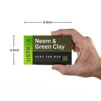 Thumbnail for Ustraa Neem & Green Clay Soap For Men